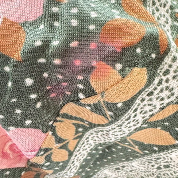 Saba, Woman’s Cream and Brown Patterned Dress - Picture 5 of 6